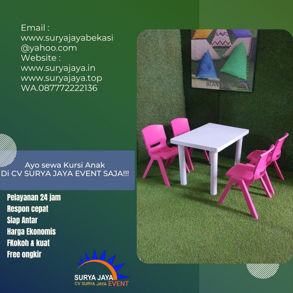 Sewa Kursi Anak Bisa Untuk Acara Apa Saja