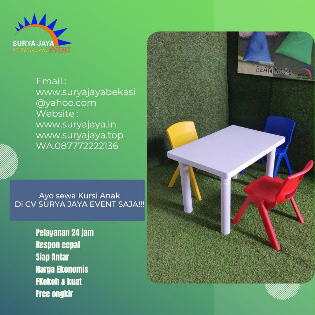 Sewa Kursi Anak Bisa Untuk Acara Apa Saja