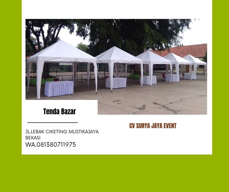 Sewa Tenda Bazar Ramadhan Siap Kirim Dan Pasang