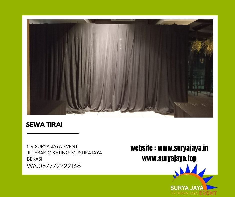 Menyewakan Tirai Untuk Event Kualitas Bagus Dan Murah