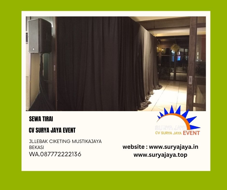 Menyewakan Tirai Untuk Event Kualitas Bagus Dan Murah