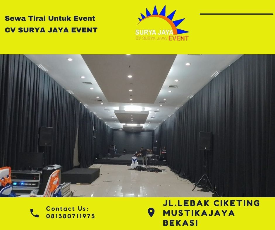 Gudang Sewa Tirai Untuk Event Terdekat Di Jakarta Bekasi