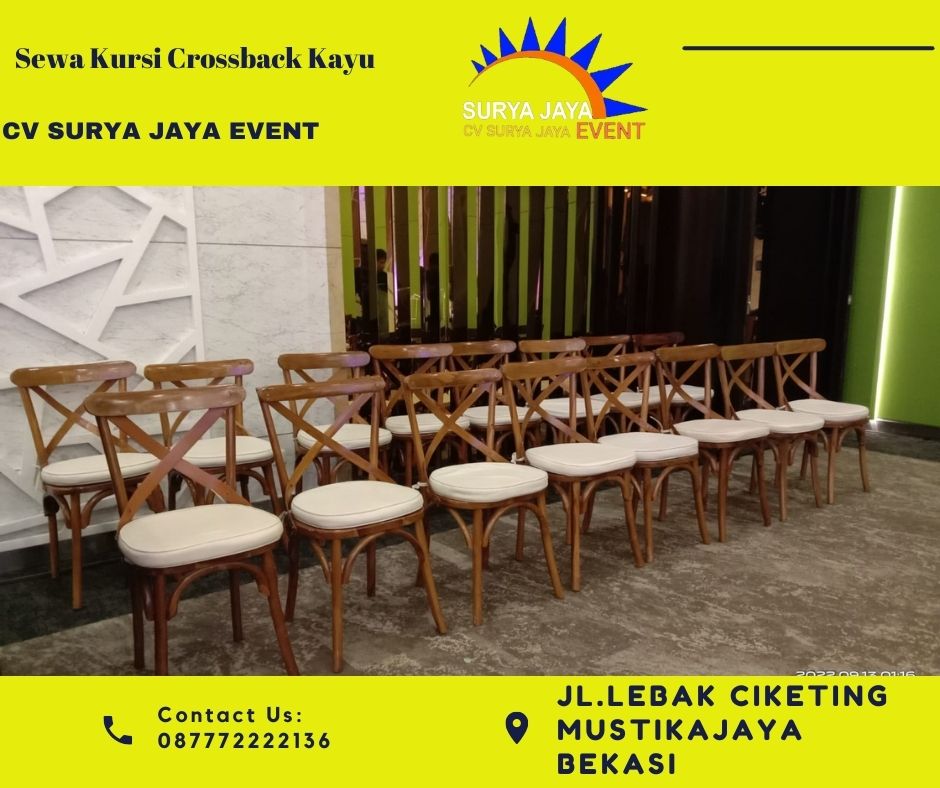 Rental Kursi Crossback Di Jakarta Bekasi