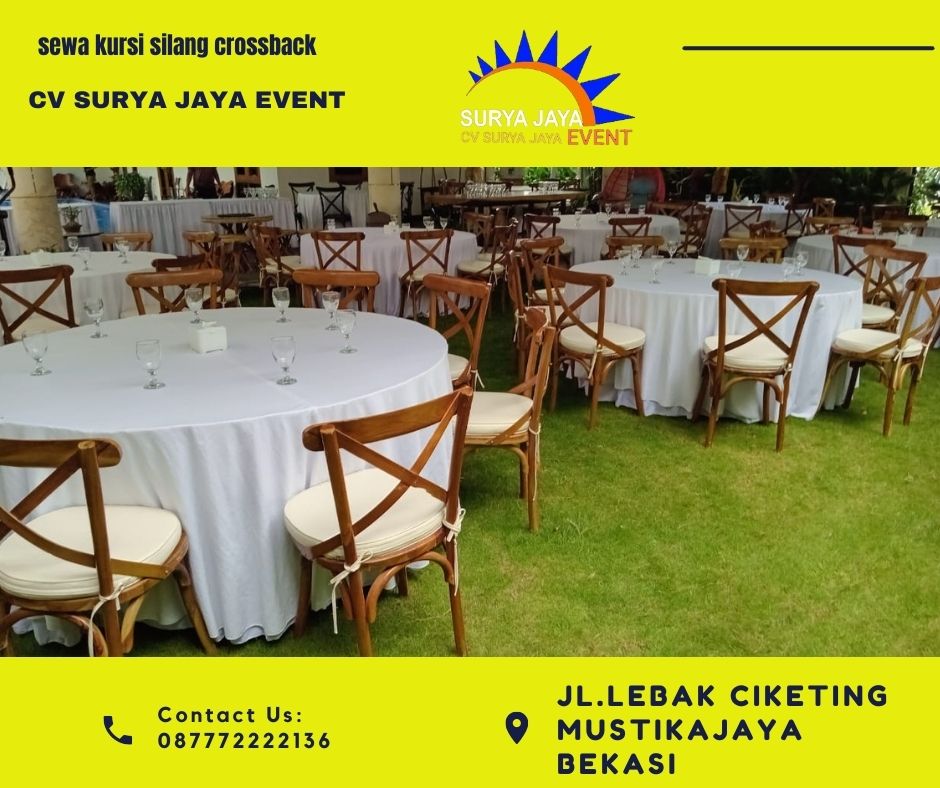Rental Kursi Crossback Di Jakarta Bekasi