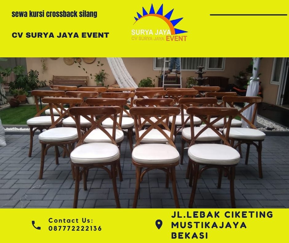 Rental Kursi Crossback Di Jakarta Bekasi