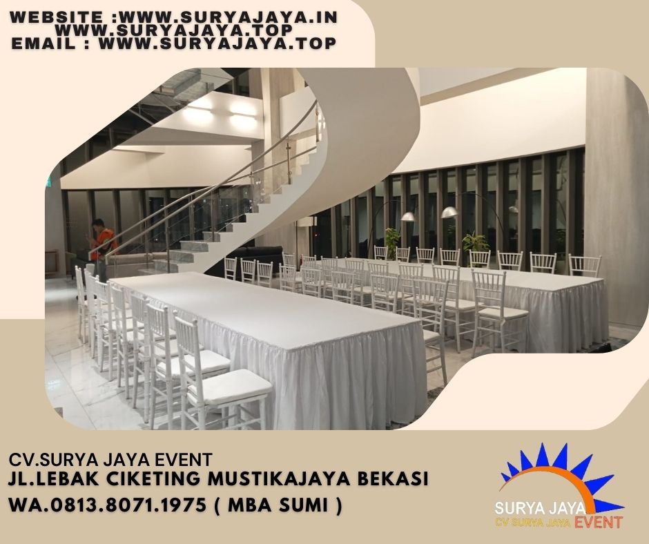 Rental Kursi Tiffany Buat Acara Harga Ekonomis