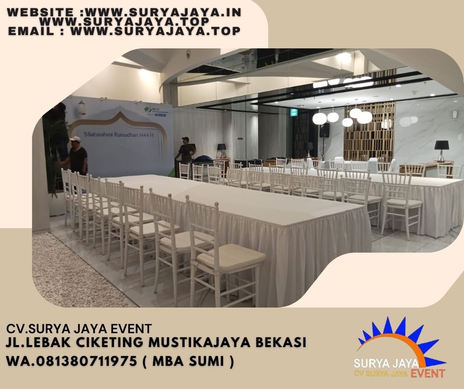 Rental Kursi Tiffany Buat Acara Harga Ekonomis