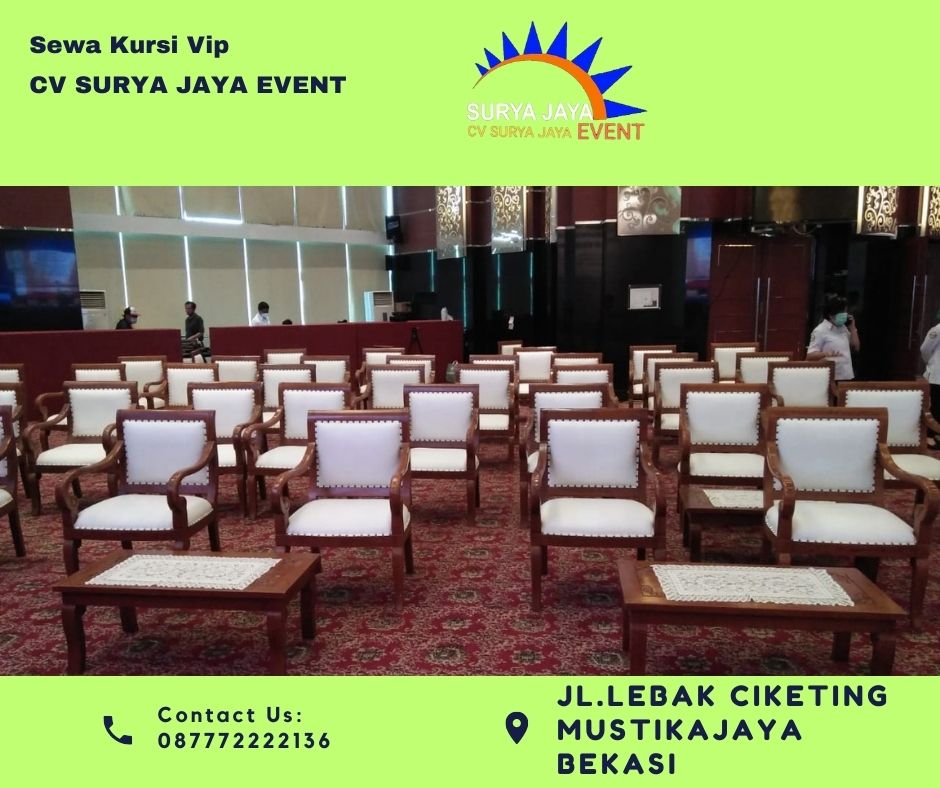 Rental Kursi Vip Kebayoran Baru Jakarta Selatan