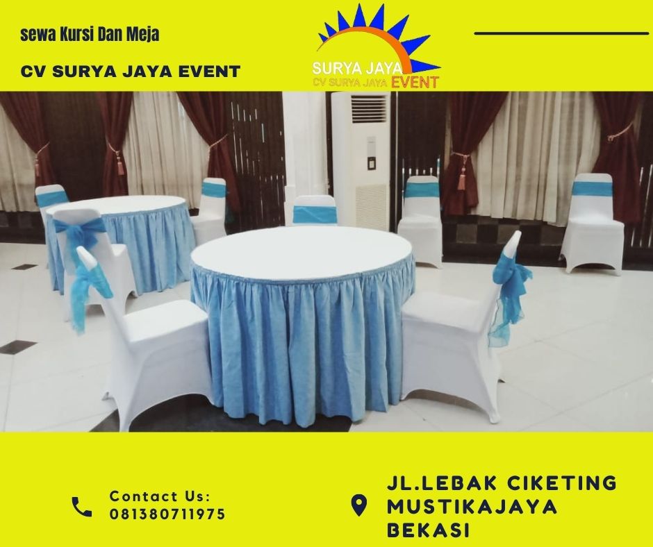 Rental Meja Bundar Dan Kursi Untuk Event Jakarta