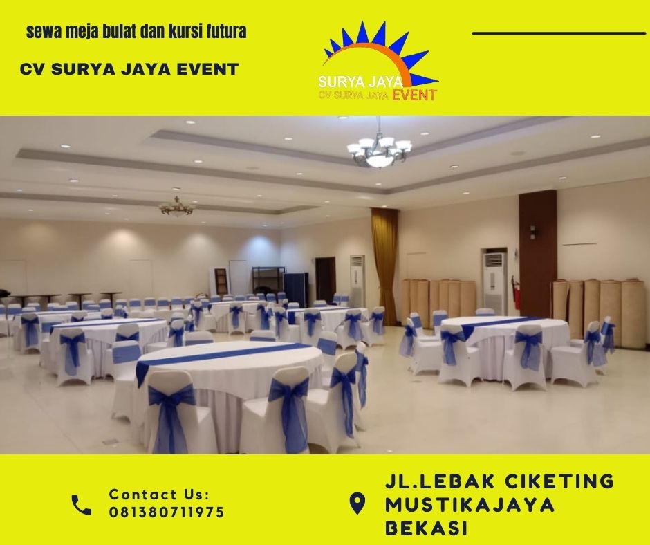 Rental Meja Bundar Dan Kursi Untuk Event Jakarta