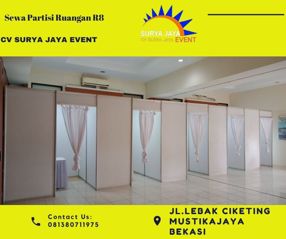 Rental Partisi Siap Bongkar Pasang Untuk Event