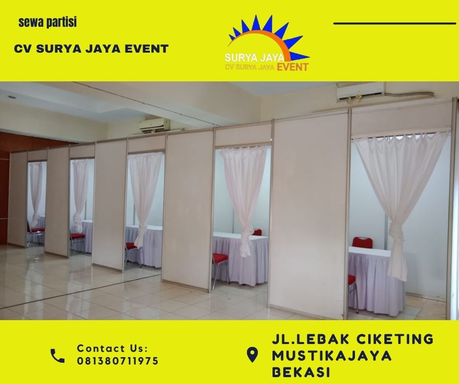 Rental Partisi Siap Bongkar Pasang Untuk Event