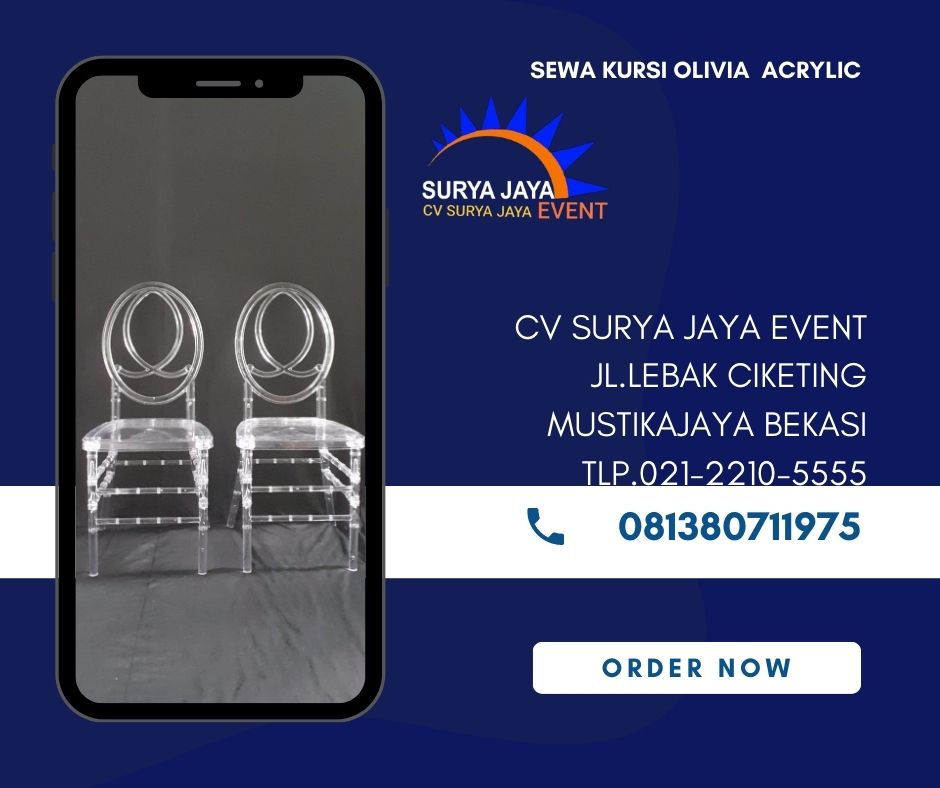 Harga Sewa Kursi Olivia Murah Di Jakarta Pusat