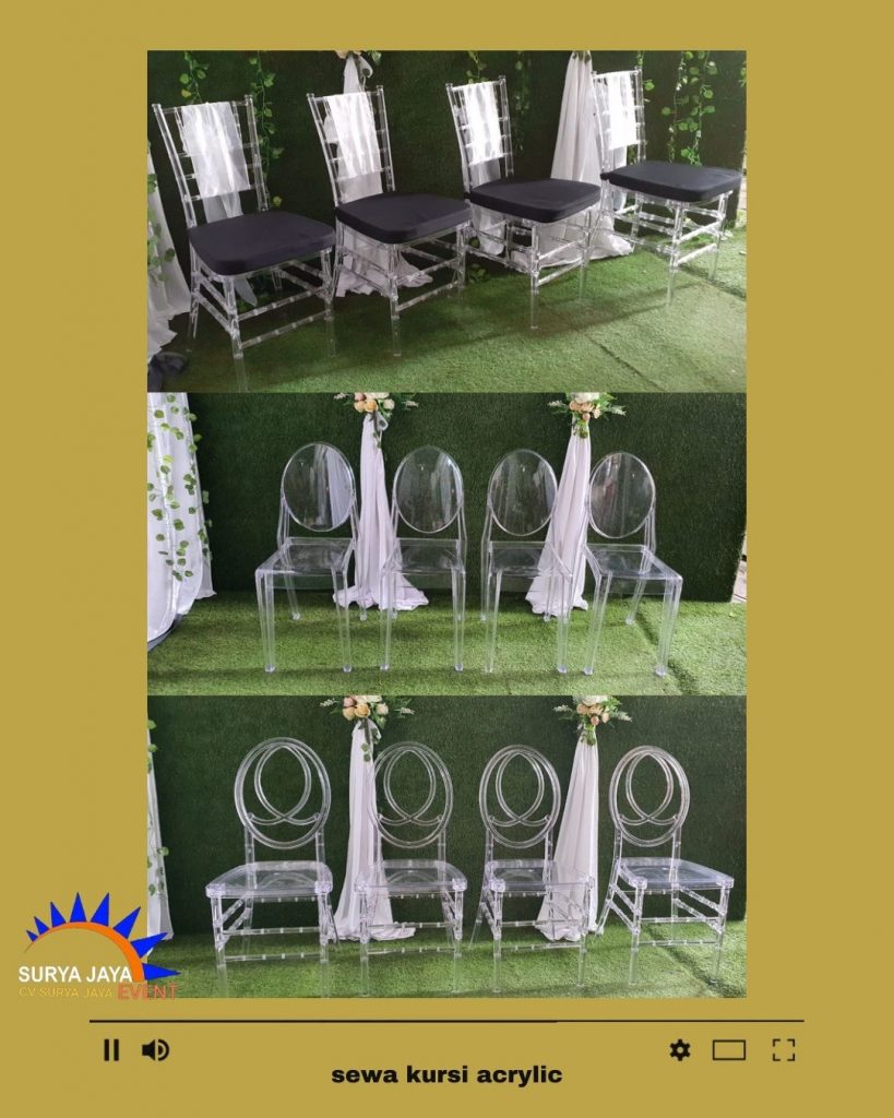 Sewa Kursi Acrylic Pancoran Jakarta Selatan