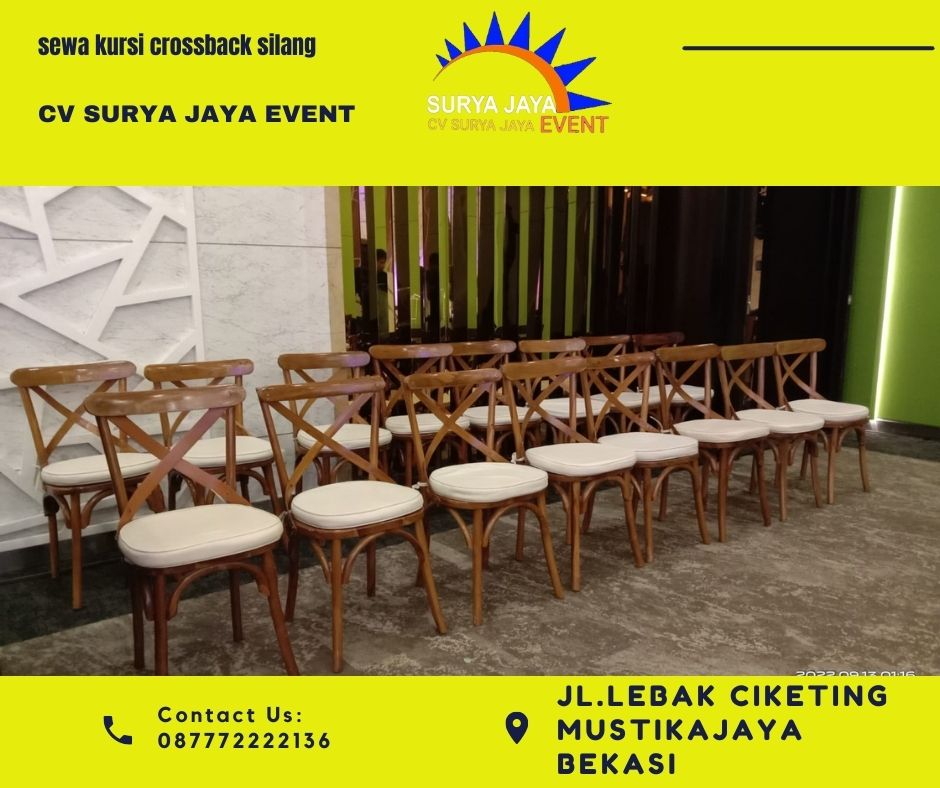 Sewa Kursi Crossback Di Jakarta Selatan