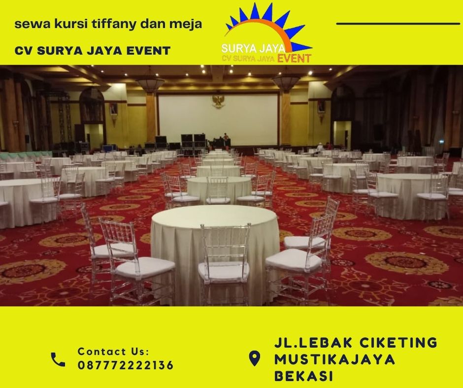 Sewa Kursi Tiffany Dan Meja
