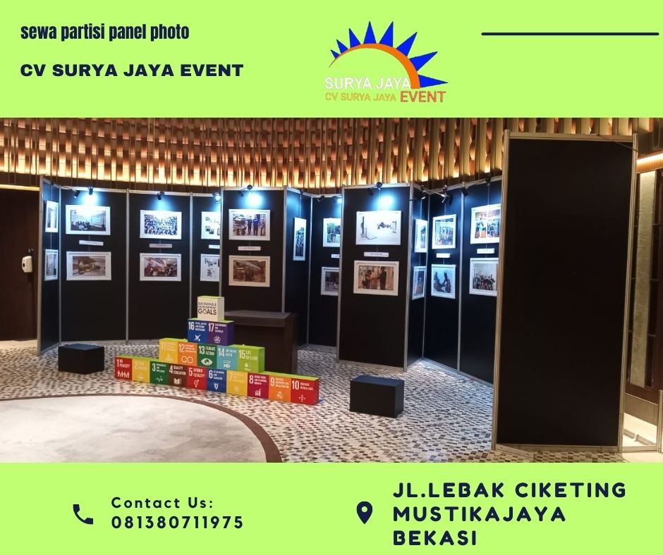 Sewa Partisi Panel Photo Pameran Jakarta Bekasi