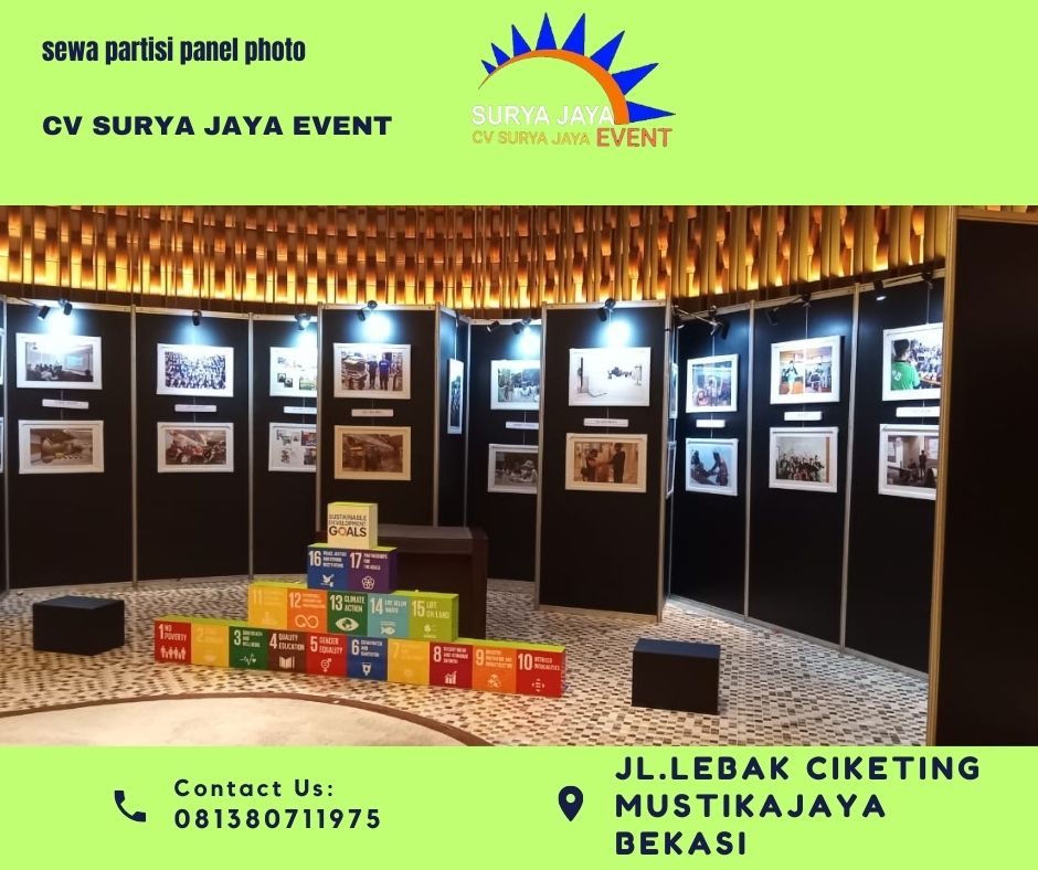 Sewa Partisi Panel Photo Pameran Jakarta Bekasi