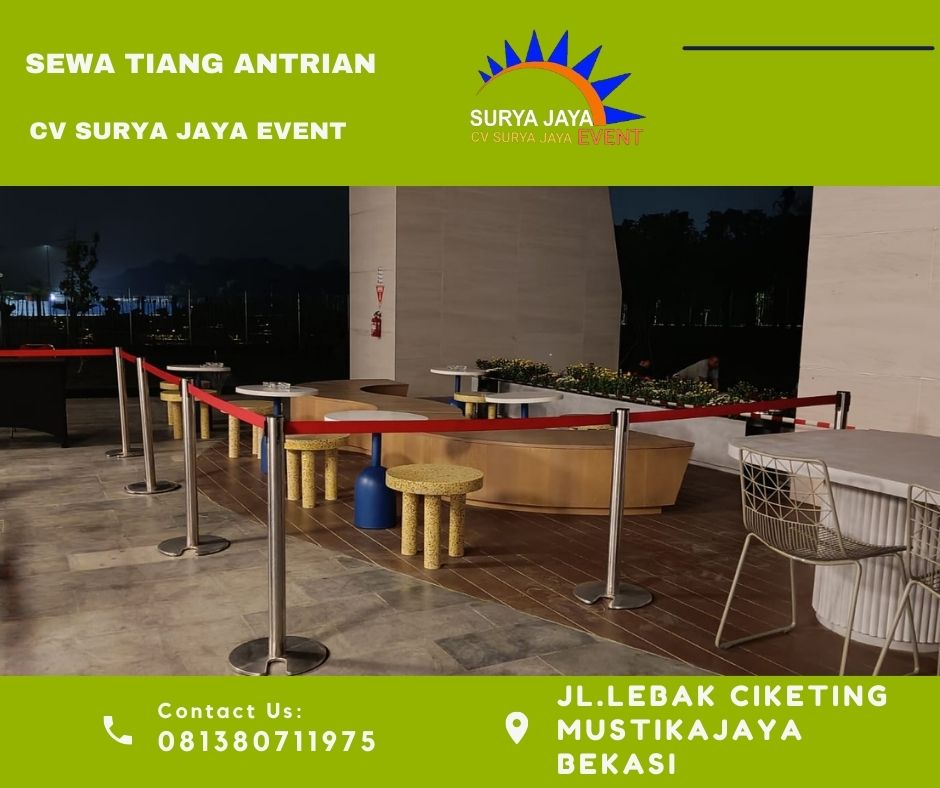 Sewa Tiang Antrian Cikoko Pancoran Jakarta Selatan