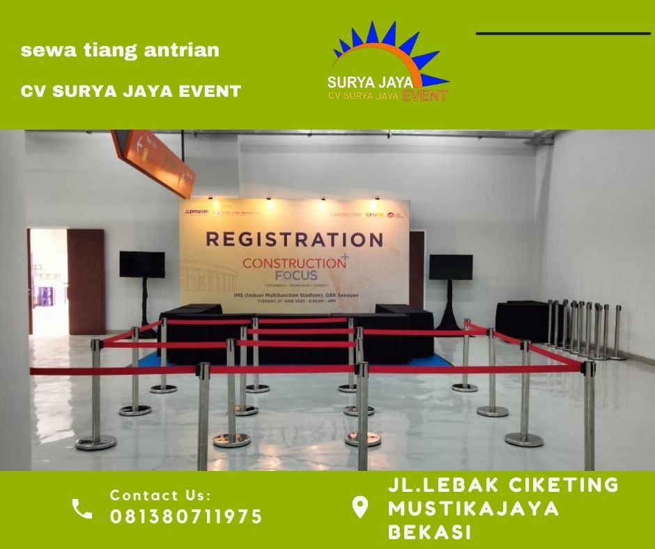 Sewa Tiang Antrian Cikoko Pancoran Jakarta Selatan