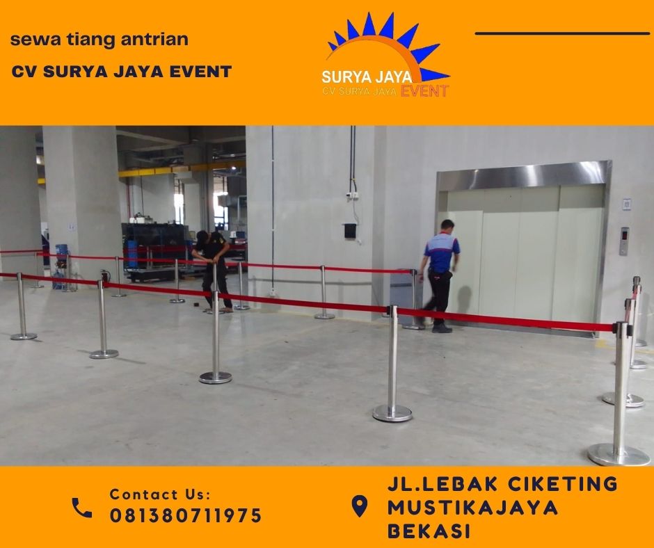 Sewa Tiang Antrian Cikoko Pancoran Jakarta Selatan