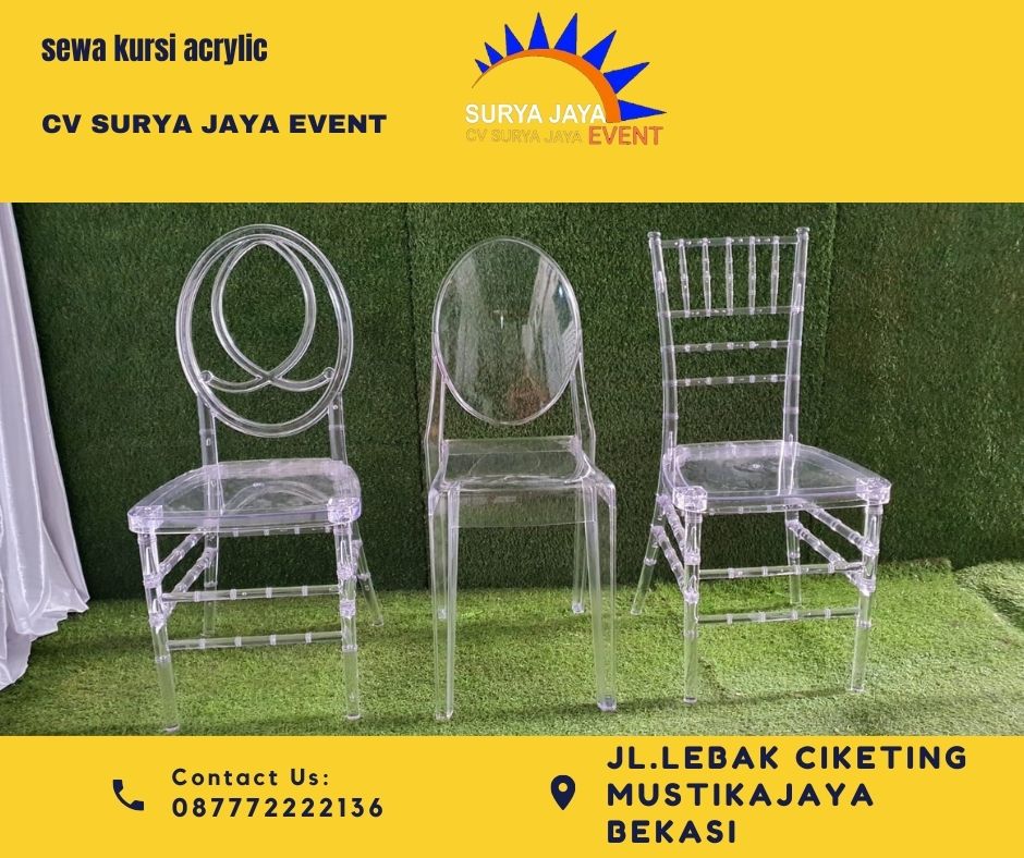 Sewa Kursi Acrylic Cakung Barat Cakung Jakarta Selatan