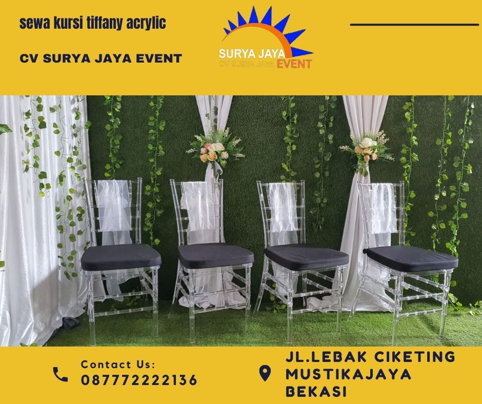 Sewa Kursi Acrylic Cakung Barat Cakung Jakarta Selatan