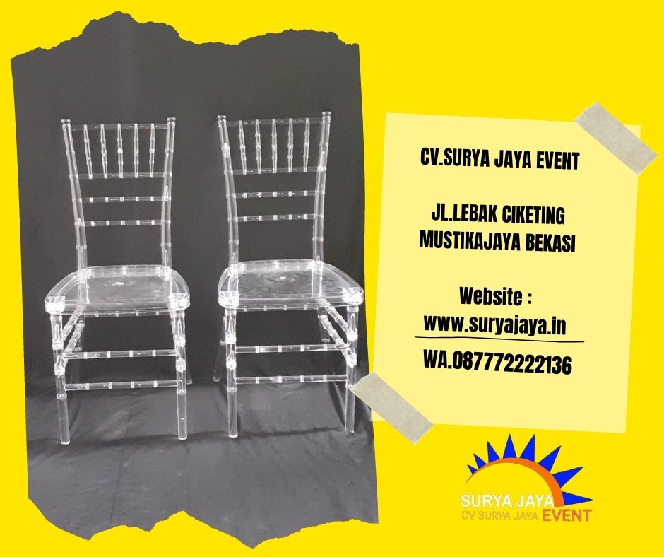 Sewa Kursi Akrilik Malaka Jaya Duren Sawit Jakarta Timur