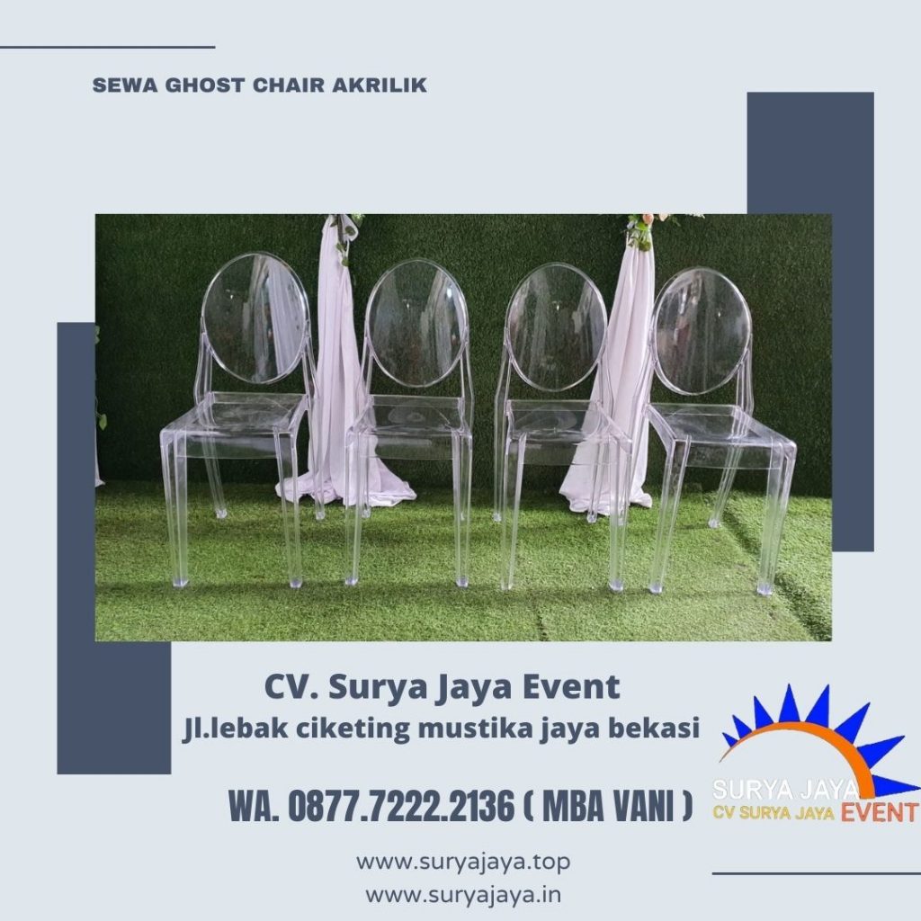Sewa Kursi Akrilik Petamburan Tanah Abang Jakarta Pusat