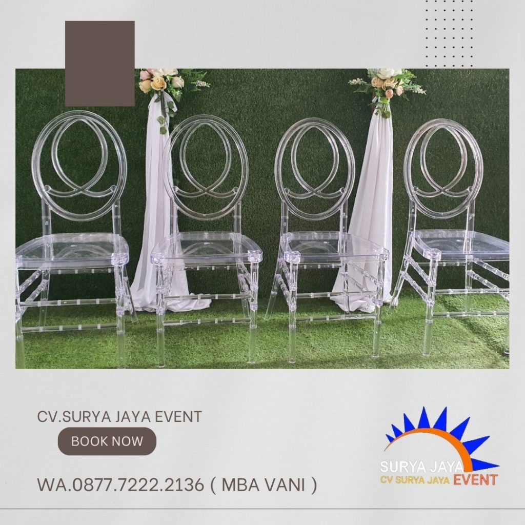 Sewa Kursi Akrilik Tangki Taman Sari Jakarta Barat