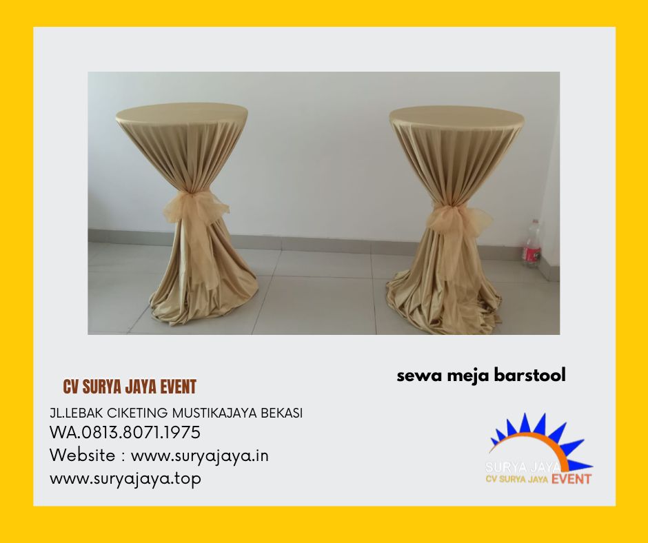 Sewa Meja Barstool Bidara Cina Jatinegara Jakarta Timur