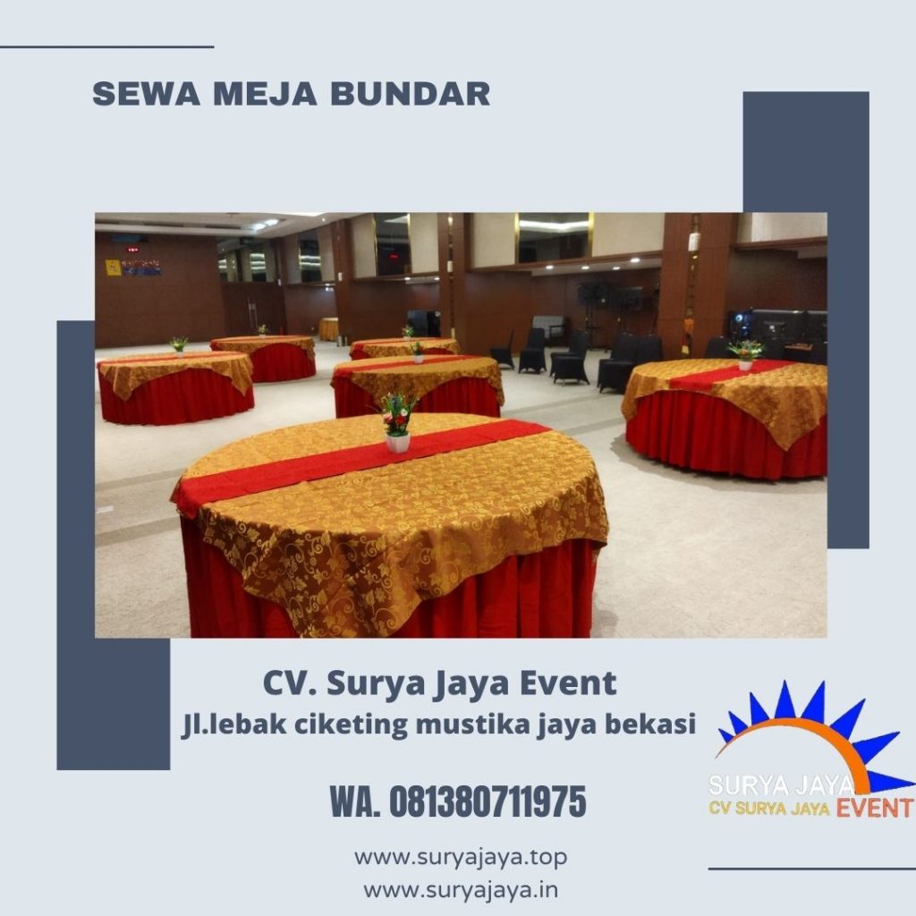 Sewa Meja Bulat Kemayoran Kemayoran Jakarta Pusat