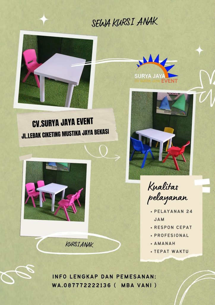 Sewa Kursi Anak Duri Kosambi Cengkareng Jakarta Barat