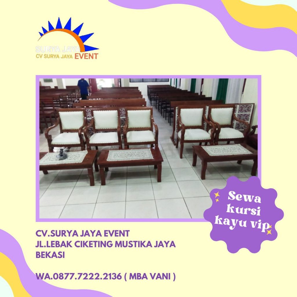 Sewa Kursi Vip Cikoko Pancoran Jakarta Selatan