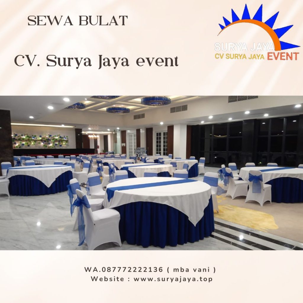 Sewa Meja Bulat Bintaro Pesanggrahan Jakarta Selatan