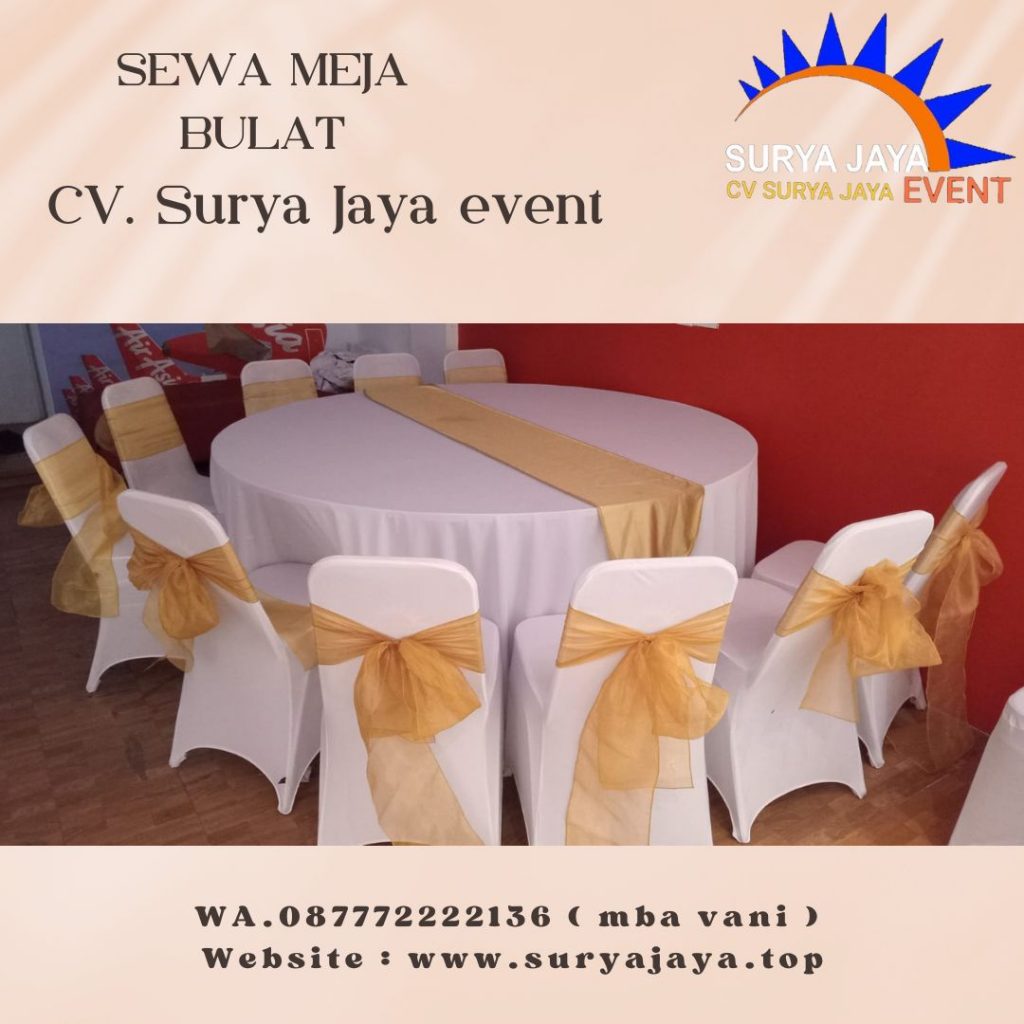 Sewa Meja Bulat Bintaro Pesanggrahan Jakarta Selatan