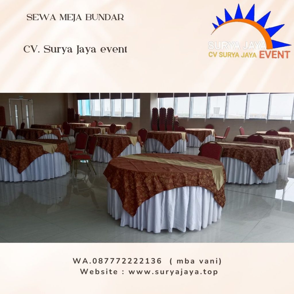 Sewa Meja Bulat Bintaro Pesanggrahan Jakarta Selatan