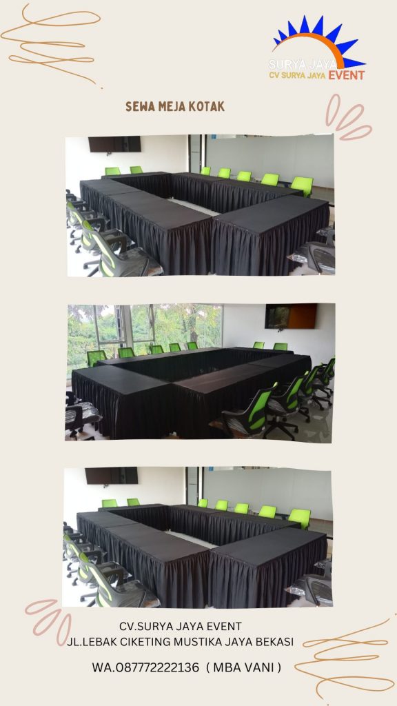 Sewa Meja Kotak Jelambar Baru Grogol Petamburan Jakarta Barat