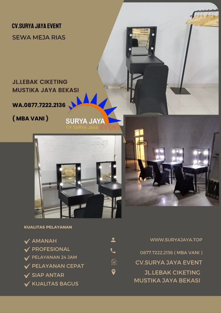 Sewa Meja Rias Sunter Agung Tanjung Priok Jakarta Utara