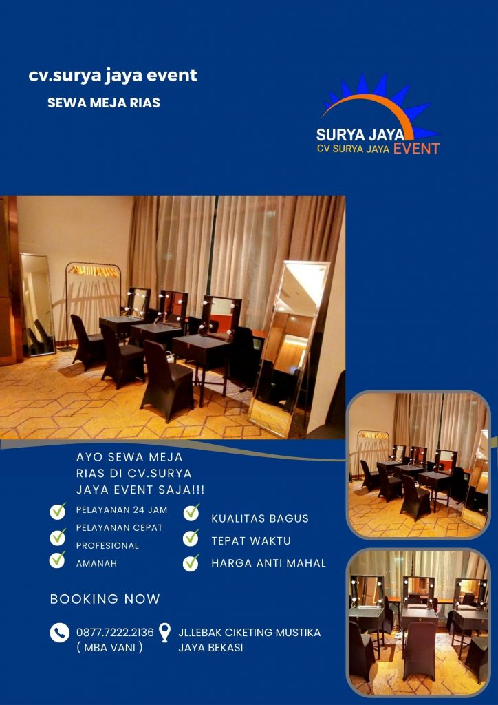 Sewa Meja Rias Sunter Agung Tanjung Priok Jakarta Utara