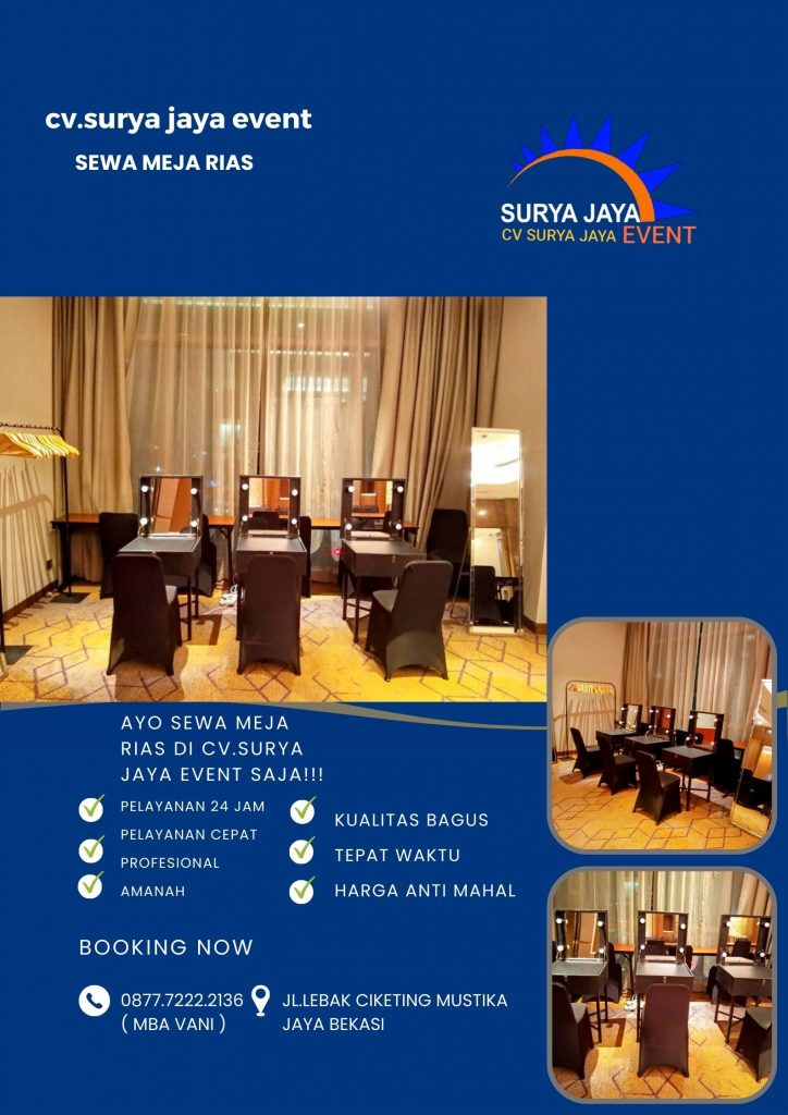 Sewa Meja Rias Sunter Agung Tanjung Priok Jakarta Utara