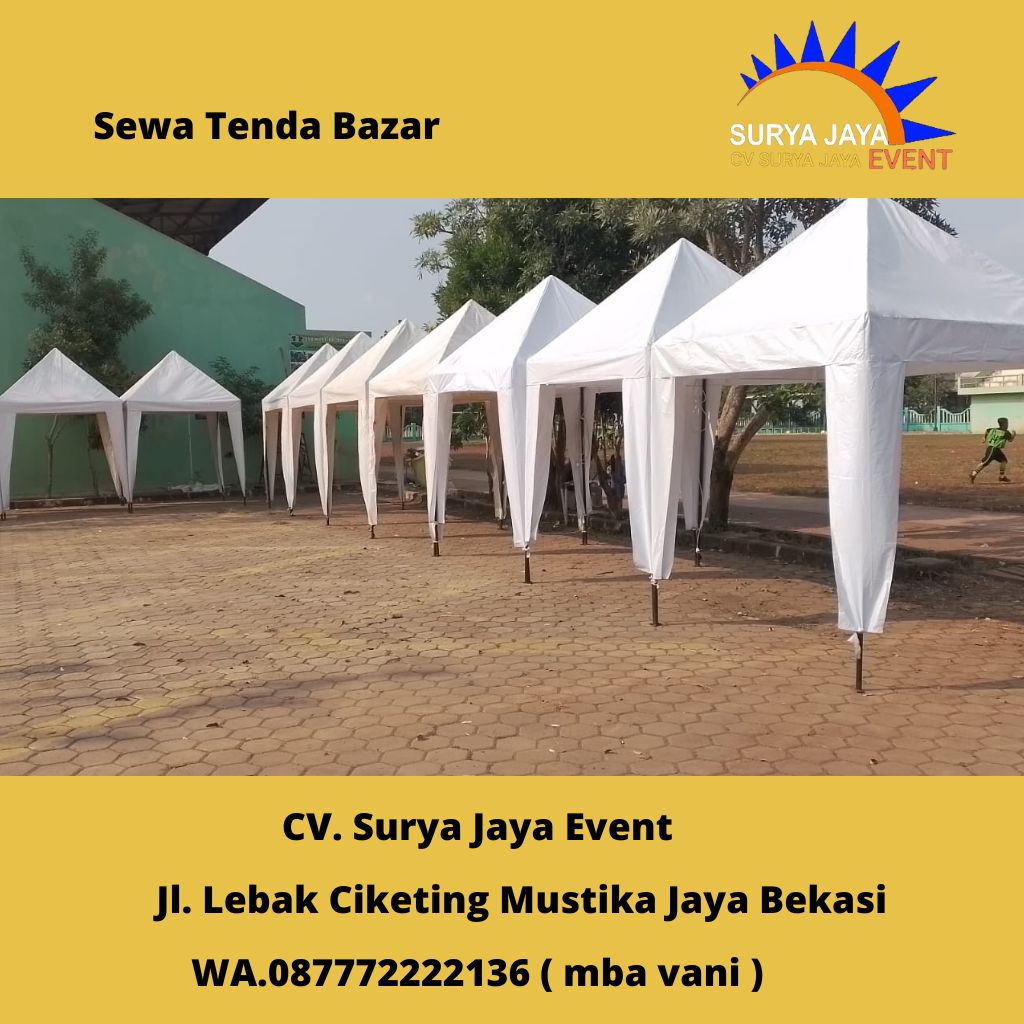 Sewa Tenda Bazar Kapuk Cengkareng Jakarta Barat