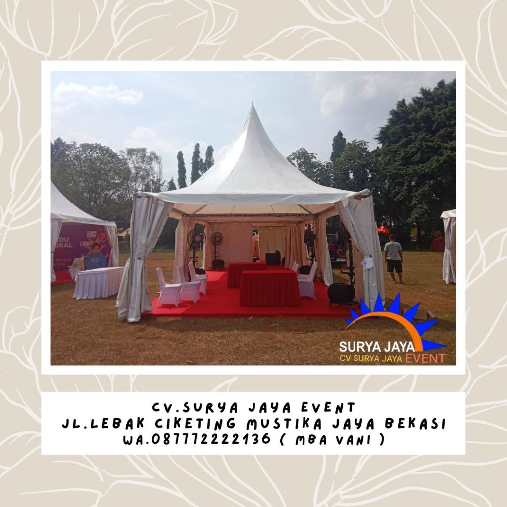 Sewa Tenda Kerucut Kampung Bali Tanah Abang Jakarta Pusat