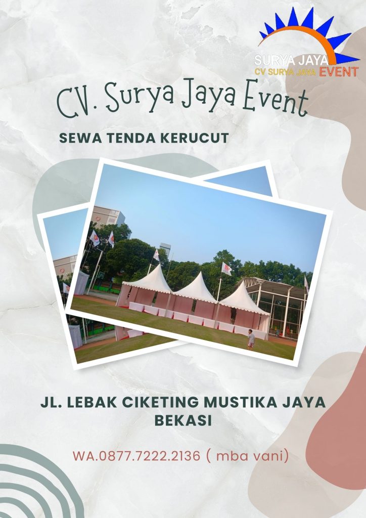 Sewa Tenda Kerucut Kebon Kacang Tanah Abang Jakarta Pusat