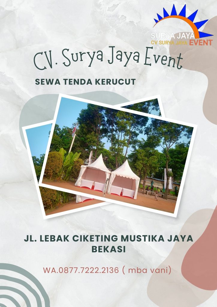Sewa Tenda Kerucut Kebon Kacang Tanah Abang Jakarta Pusat