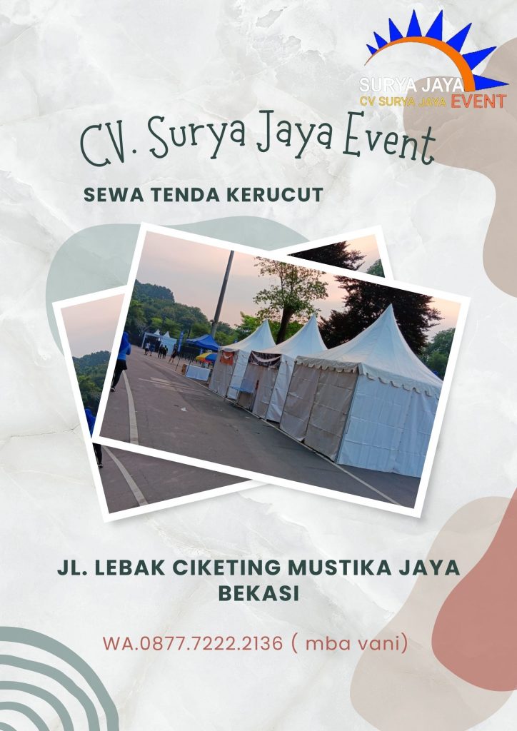 Sewa Tenda Kerucut Kebon Kacang Tanah Abang Jakarta Pusat