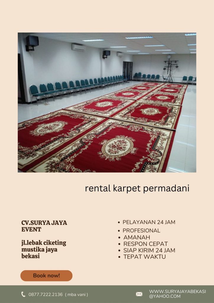 Rental Karpet Permadani Kemanggisan Palmerah Jakarta Barat