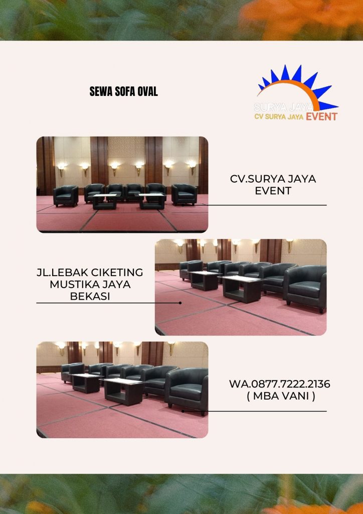 Sewa Sofa Oval Cipinang Cempedak Jatinegara Jakarta Timur