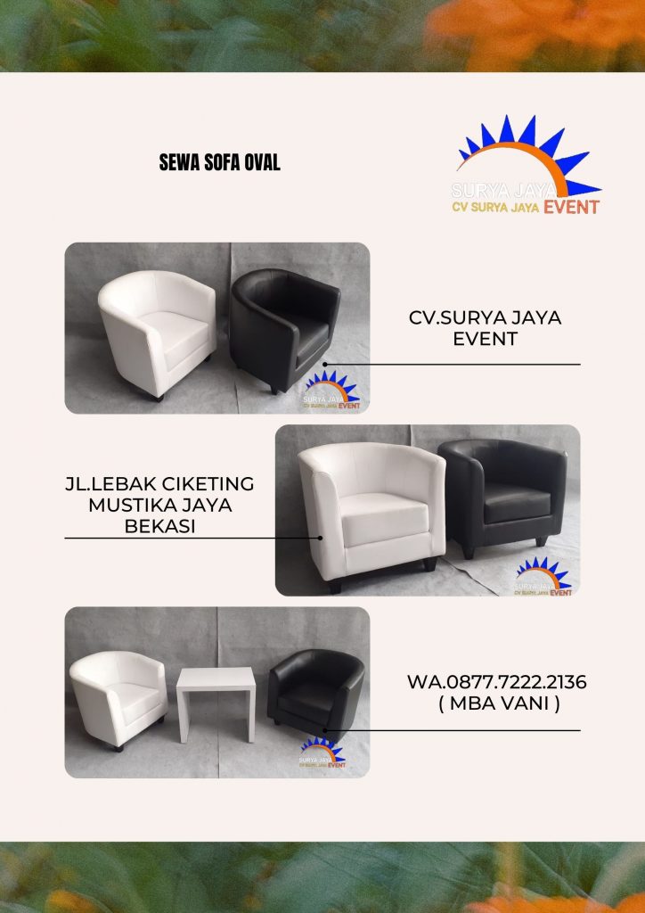 Sewa Sofa Oval Cipinang Cempedak Jatinegara Jakarta Timur
