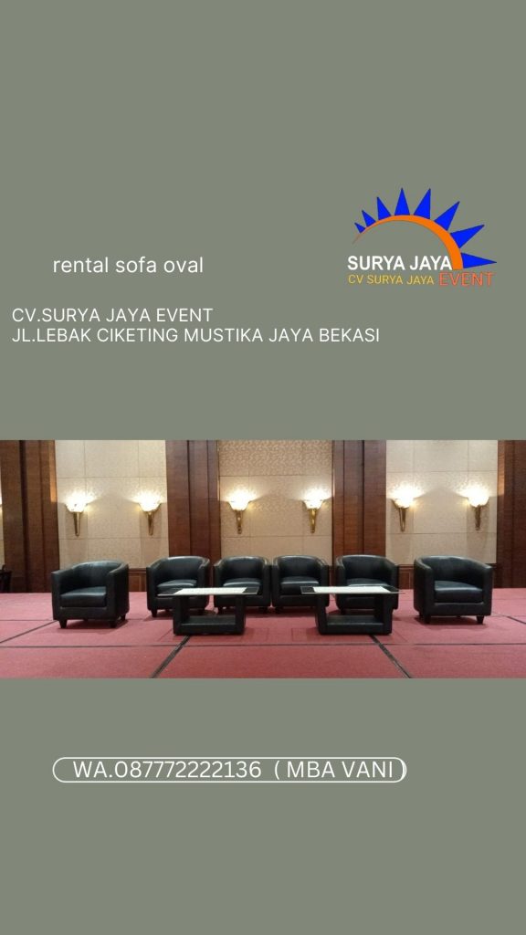 Sewa Sofa Oval Duri Selatan Tambora Jakarta Barat
